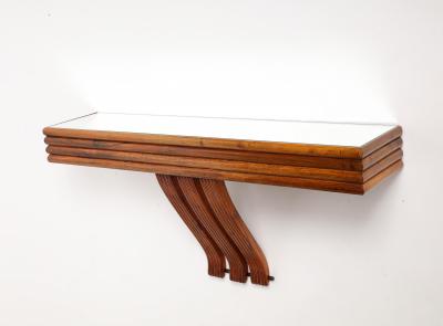 Osvaldo Borsani Osvaldo Borsani for ABV Wall Mounted Console and Mirror circa 1940