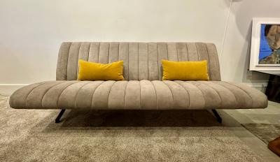 Osvaldo Borsani Osvaldo Borsani for Tecno D70 Sofa in Gray Suede Leather