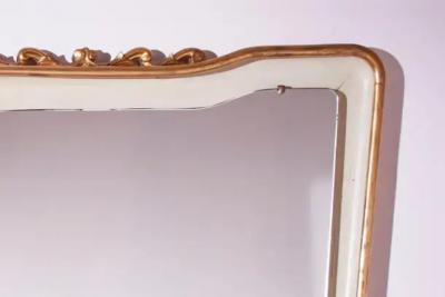 Osvaldo Borsani Osvaldo Borsani lacquered and gilded frame mirror Italy 1950s