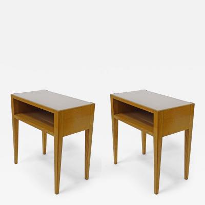 Osvaldo Borsani Osvaldo Borsani minimal pair of bedside tables Italy 1940s