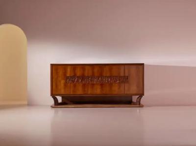 Osvaldo Borsani Osvaldo Borsani unique large credenza Arredamenti Borsani Varedo Italy 1940s