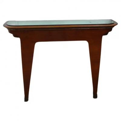 Osvaldo Borsani Pair Of Italian Modern Console Tables After Gio Ponti