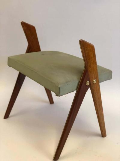 Osvaldo Borsani Pair of Italian Mid Century Modern Benches or Stools Osvaldo Borsani Attributed