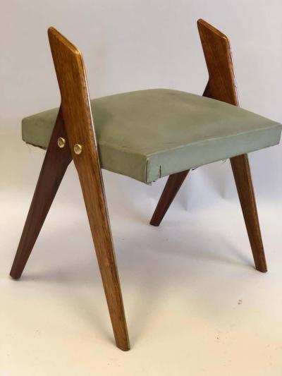 Osvaldo Borsani Pair of Italian Mid Century Modern Benches or Stools Osvaldo Borsani Attributed