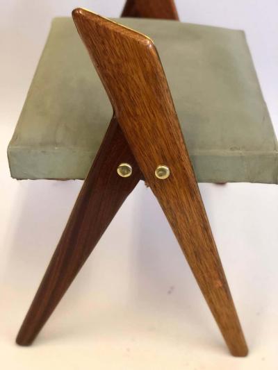 Osvaldo Borsani Pair of Italian Mid Century Modern Benches or Stools Osvaldo Borsani Attributed