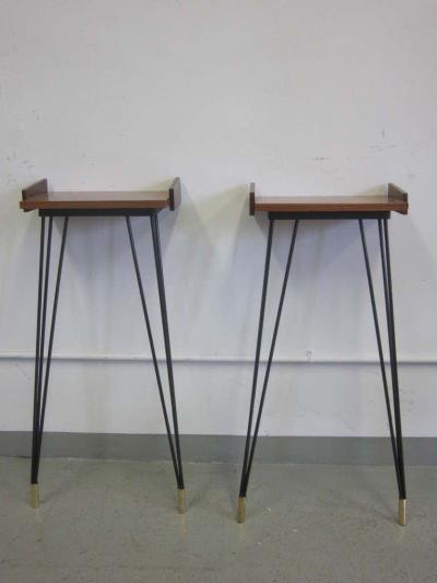 Osvaldo Borsani Pair of Italian Mid Century Modern Consoles or Nightstands by Osvaldo Borsani