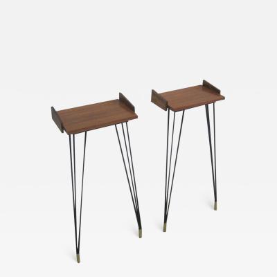Osvaldo Borsani Pair of Italian Mid Century Modern Consoles or Nightstands by Osvaldo Borsani
