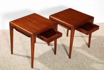 Osvaldo Borsani Pair of Rare Low Side Tables by Osvaldo Borsani
