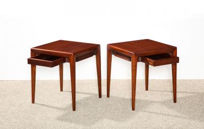 Osvaldo Borsani Pair of Rare Low Side Tables by Osvaldo Borsani
