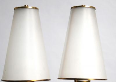 Osvaldo Borsani Pair of table lamps attributed to Osvaldo Borsani