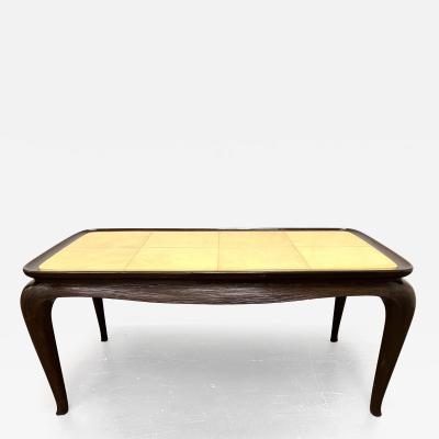 Osvaldo Borsani Parchment Topped Coffee Table Attr Atelier Borsani Varedo