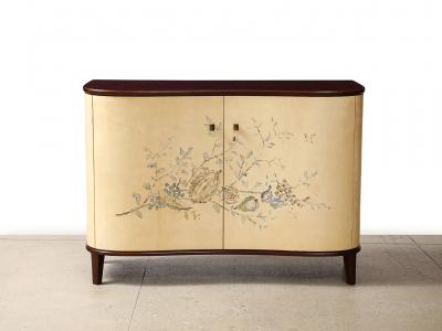 Osvaldo Borsani Rare 2 Door Cabinet by Osvaldo Borsani