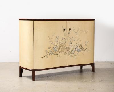 Osvaldo Borsani Rare 2 Door Cabinet by Osvaldo Borsani