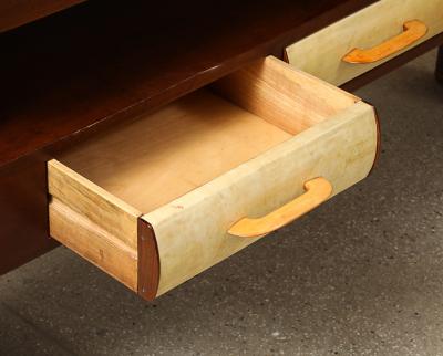 Osvaldo Borsani Rare 3 Drawer Console Table by Osvaldo Borsani for ABV