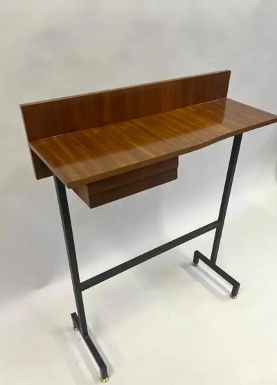 Osvaldo Borsani Rare Italian Mid Century Modern Console Writing Table by Ico Parisi 