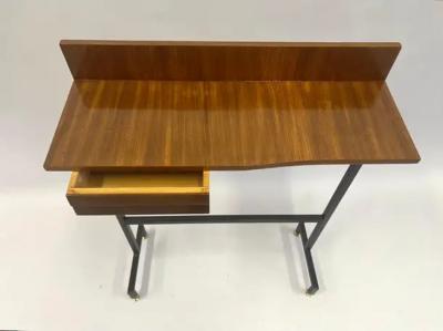 Osvaldo Borsani Rare Italian Mid Century Modern Console Writing Table by Ico Parisi 