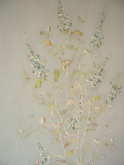 Osvaldo Borsani Rare Osvaldo Borsani Floral Painted Cabinet