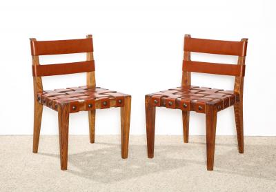 Osvaldo Borsani Rare Pair of Side chairs by Osvaldo Borsani