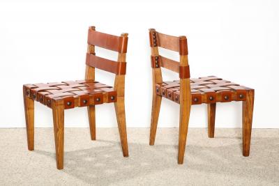 Osvaldo Borsani Rare Pair of Side chairs by Osvaldo Borsani