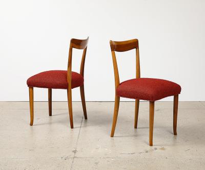 Osvaldo Borsani Rare Side Chairs by Osvaldo Borsani