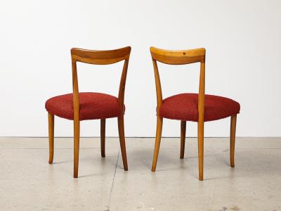 Osvaldo Borsani Rare Side Chairs by Osvaldo Borsani