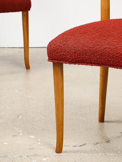 Osvaldo Borsani Rare Side Chairs by Osvaldo Borsani