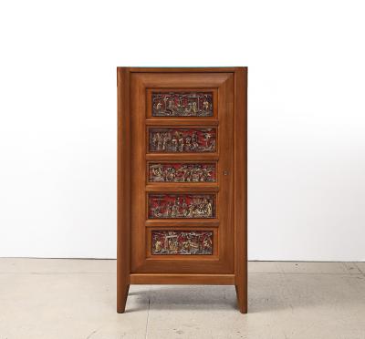 Osvaldo Borsani Rare Wardrobe Chest of Drawers by Osvaldo Borsani for ABV