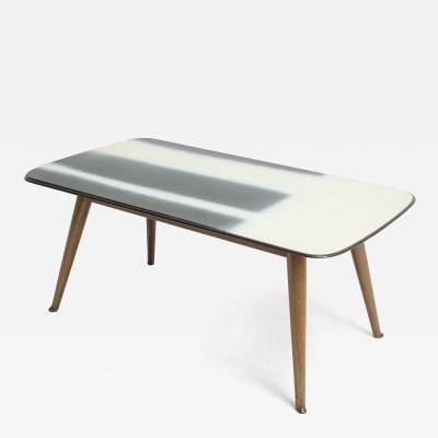 Osvaldo Borsani Rare coffee table By Osvaldo Borsani and Lucio Fontana