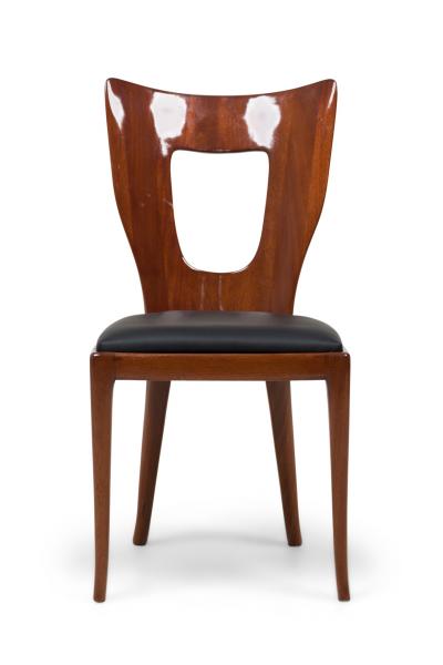 Osvaldo Borsani Set of 6 Italian Mid Century Osvaldo Borsani Walnut Dining Chairs