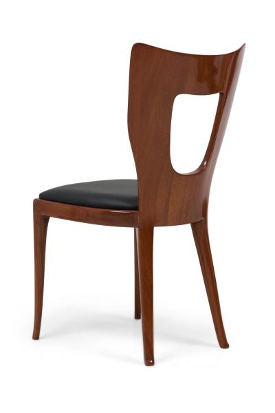Osvaldo Borsani Set of 6 Italian Mid Century Osvaldo Borsani Walnut Dining Chairs
