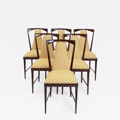 Osvaldo Borsani Set of 8 Osvaldo Borsani Dining Chairs c 1950