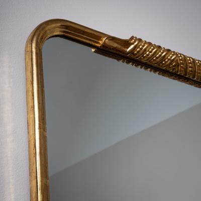 Osvaldo Borsani Trapezoidal Wall Mirror in the style of Osvaldo Borsani Mid 20th Century