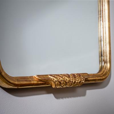 Osvaldo Borsani Trapezoidal Wall Mirror in the style of Osvaldo Borsani Mid 20th Century