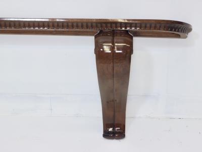 Osvaldo Borsani Walnut with Onyx Top Console by Osvaldo Borsani 1940 Italy