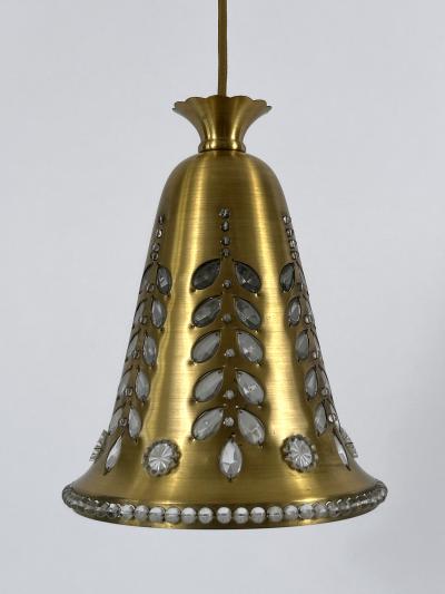 Oswald Haerdtl Elegant Mid Century Pendant Lamp by Oswald Haerdtl for Lobmeyr Austria 1950s