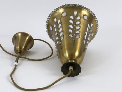 Oswald Haerdtl Elegant Mid Century Pendant Lamp by Oswald Haerdtl for Lobmeyr Austria 1950s