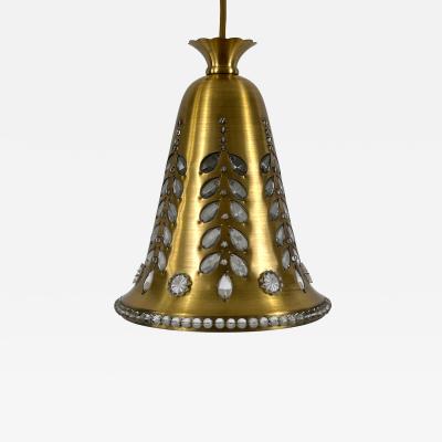 Oswald Haerdtl Elegant Mid Century Pendant Lamp by Oswald Haerdtl for Lobmeyr Austria 1950s