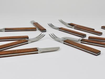 Oswald Haerdtl Oswald Haerdtl Amboss 12 Pcs Breakfast Cutlery Flatware Set Austria 1958