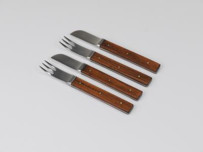 Oswald Haerdtl Oswald Haerdtl Amboss 12 Pcs Breakfast Cutlery Flatware Set Austria 1958