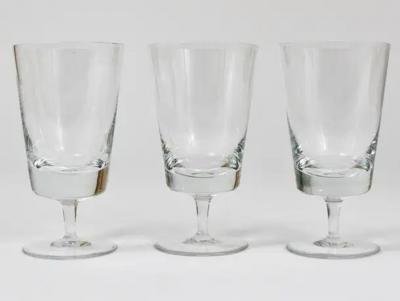 Oswald Haerdtl Oswald Haerdtl Set of Six Mid Century Crystal Wine Glasses Austria 1950s