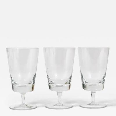 Oswald Haerdtl Oswald Haerdtl Set of Six Mid Century Crystal Wine Glasses Austria 1950s