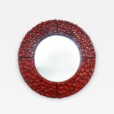 Oswald Tieberghien Tieberghien Ceramic Mirror