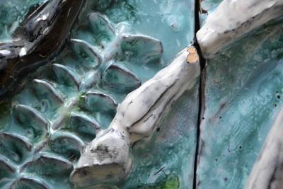 Otello Rosa Rare Otello Rosa San Polo Cinque Cavalli Majolica Coffee Table Italy 1952