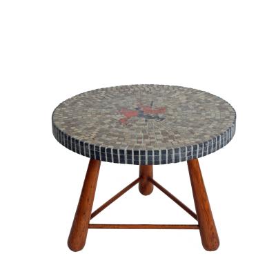 Otto Faerge Mosaic side table Otto F rge Att 1940s