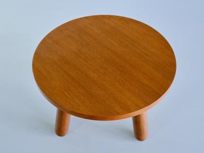 Otto Faerge Otto F rge Round Coffee Table in Oak Denmark 1940s