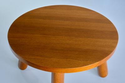 Otto Faerge Otto F rge Round Coffee Table in Oak Denmark 1940s