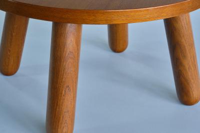 Otto Faerge Otto F rge Round Coffee Table in Oak Denmark 1940s
