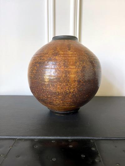 Otto Heino Ceramic Moon Jar Vase by Otto Heino