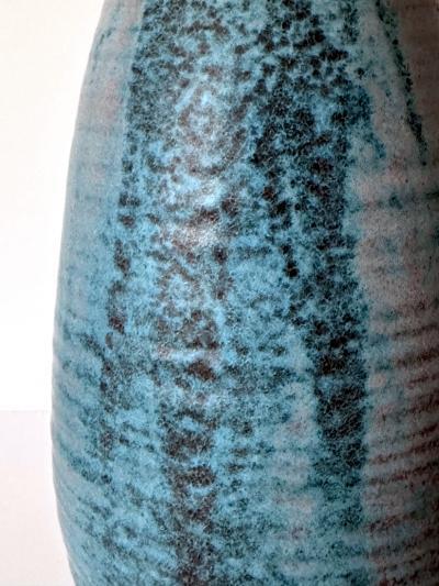 Otto Heino Ceramic Vase with Robin Egg Blue Glaze by Otto Heino