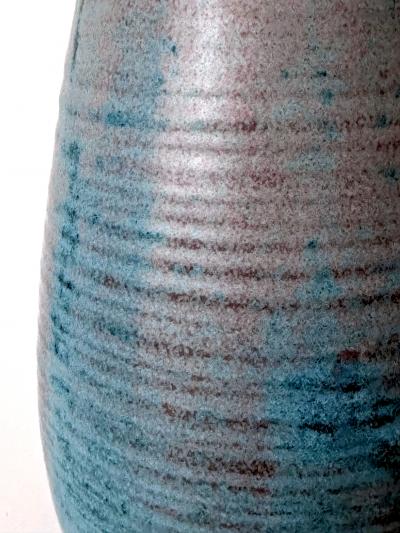 Otto Heino Ceramic Vase with Robin Egg Blue Glaze by Otto Heino